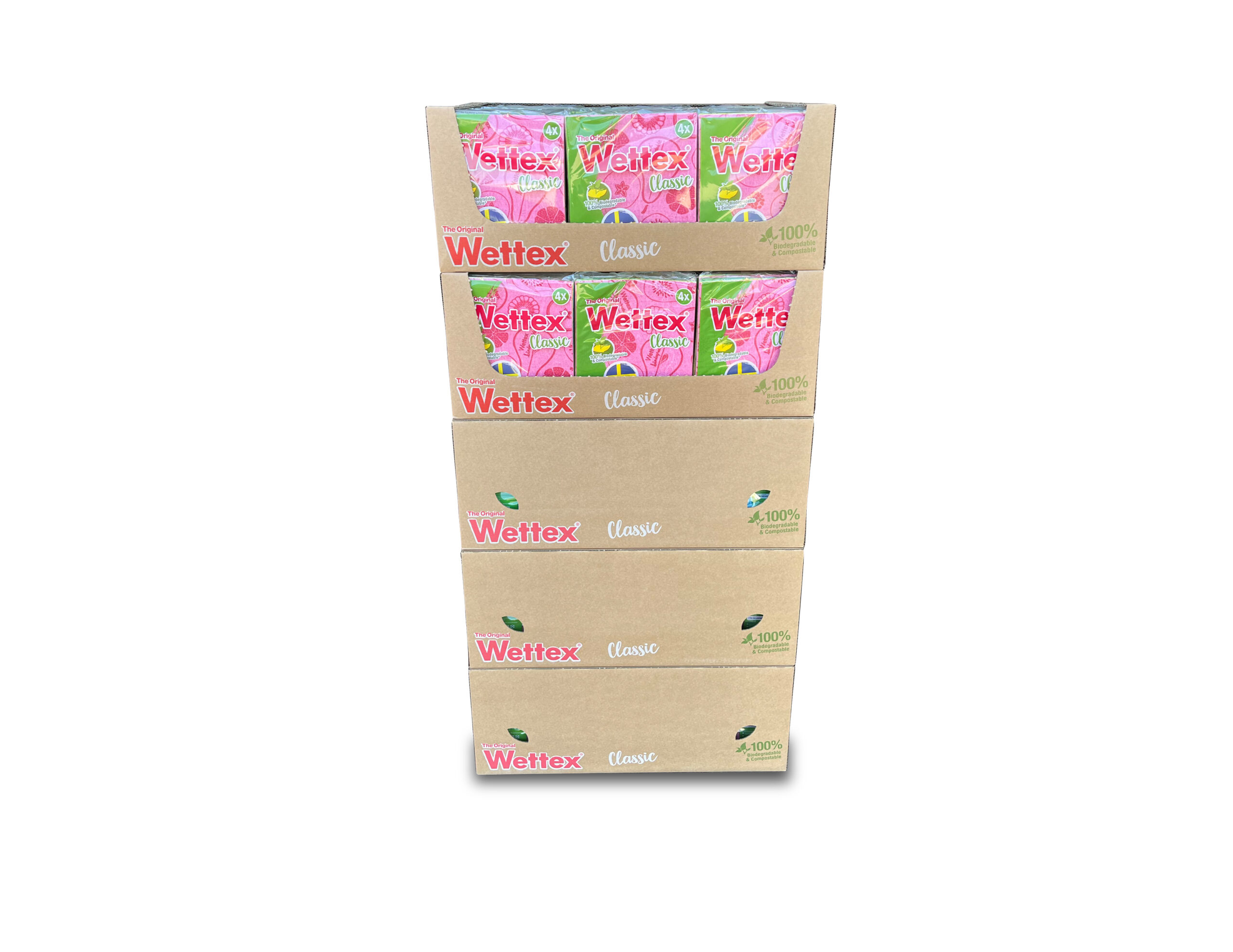 Wettex 4-pack stack